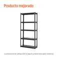 Estante metálico 5 repisas capacidad 80kg, 85x30x180, TRUPER