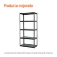 Estante metálico 5 repisas capacidad 80kg, 85x45x180, TRUPER