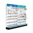 Exhibidor tipo góndola, FOSET BASIC AQUA