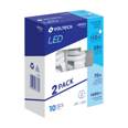 Pack 2 lámparas espiral T4 28 W luz de día, blíster, VOLTECK