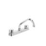 Mezcladora 8' fregadero cromo, cuello corto,hexagonal, BASIC