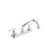 Mezcladora 8' fregadero cromo, cuello corto, cono, BASIC