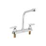 Mezcladora 8' fregadero cromo, cuello cobra, cono, BASIC