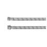 Manguera para boiler, acero inox. 1/2'H x 3/4'M, 60 cm