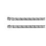 Manguera para boiler, acero inox. 1/2'H x 1/2'M, 60 cm