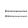 Manguera para boiler, acero inox. 1/2'H x 1/2'M, 80 cm