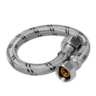 Manguera para boiler, acero inox. 3/4'H x 3/4'H, 40 cm
