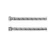 Manguera para boiler, acero inox. 3/4'H x 3/4'M, 80 cm