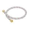 Manguera para gas, aluminio, 3/8' flare, 60 cm, FOSET BASIC