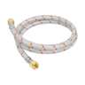 Manguera para gas, aluminio, 5/16' flare, 100cm, FOSET BASIC