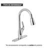 Monomando para fregadero, ABS, cuello alto, BASIC