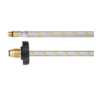 Manguera pigtail, acero inox, 7/16' x 7/8', 55 cm, FOSET