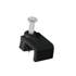 Bolsa con 20 grapas negras de 8.5 mm para cable plano