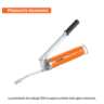 Inyectora de grasa 14 oz, 6000 PSI con grip antiderrapante