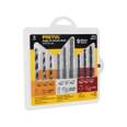 Juego de 9 brocas para metal, concreto y madera, PRETUL
