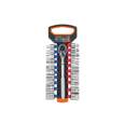 Juego de dados mm y std con matraca, cuadro 1/2', TRUPER
