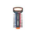 Juego de dados mm y std con matraca, cuadro 1/4', TRUPER