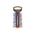 Juego de dados mm y std con matraca, cuadro 3/8', TRUPER