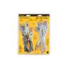 Juego de 4 pinzas y 1 llave ajustable, PRETUL