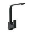 Monomando cuello alto para fregadero, negro, FOSET KUBO