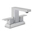Mezcladora para lavabo 4', cromo, FOSET KUBO