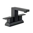 Mezcladora para lavabo 4', negro, FOSET KUBO