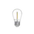 Foco LED filamento 1 W, S14, 2200K luz ambar, E26, VOLTECK