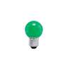 Foco LED 1 W, tipo globo G45, color verde, E26, VOLTECK