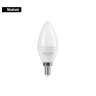 Foco LED tipo vela 4W (25W), luz blanca brillante 6500K, E12