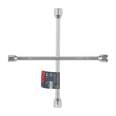 Llave de cruz 14' pulida y cromada, TRUPER