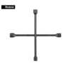 Llave de cruz 14', bocas 17, 19, 21 y 23 mm, PRETUL