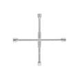 Llave de cruz 14' plegable pulida y cromada, TRUPER