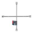 Llave de cruz 16' pulida y cromada, TRUPER