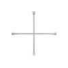 Llave de cruz 18', bocas 17, 19, 22 mm y 13/16', TRUPER