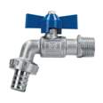 Llave de esfera c/maneral corto, latón, 130gr, 1/2', FOSET