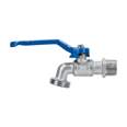 Llave de esfera de latón 1/2', 140 g, s/adaptador, FOSET