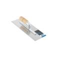 Llana 14' canto recto, 10 remaches, mango madera, TRUPER