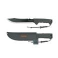 Machete doble filo 10', cacha inyectada, con funda, TRUPER