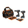 Combo rotomartillo y destornillador de impacto, 20V, MAX