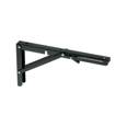 Ménsula plegable de acero negra 6' x 12', FIERO