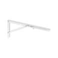 Ménsula plegable de acero blanca 8' x 16', FIERO