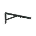 Ménsula plegable de acero negra 8' x 16', FIERO