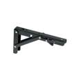 Ménsula plegable de acero negra 4' x 8', FIERO