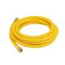 Manguera para gas, PVC amarilla, 3/8' flare, 3 m, FOSET