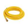 Manguera para gas, PVC amarilla, 3/8' flare,5 m, FOSET