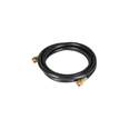 Manguera para gas, PVC negra, 3/8' flare, 2 m, FOSET