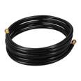 Manguera para gas, PVC negra, 3/8' flare, 5 m, FOSET
