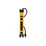 Multicontacto 14 AWG industrial supresor de picos 6 entradas