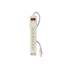 Multicontacto 14 AWG 6 entradas, 2 puertos USB, 850 J marfil