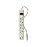 Multicontacto 14 AWG 6 entradas supresor de picos 450 joules